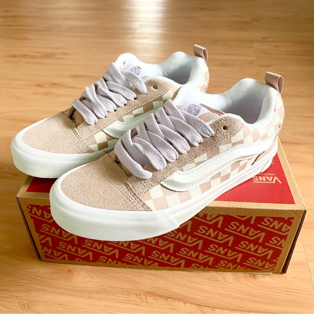 Vans Knu Skool Checkerboard Ethereal Women Size 10.0 US - Picture 9 of 11